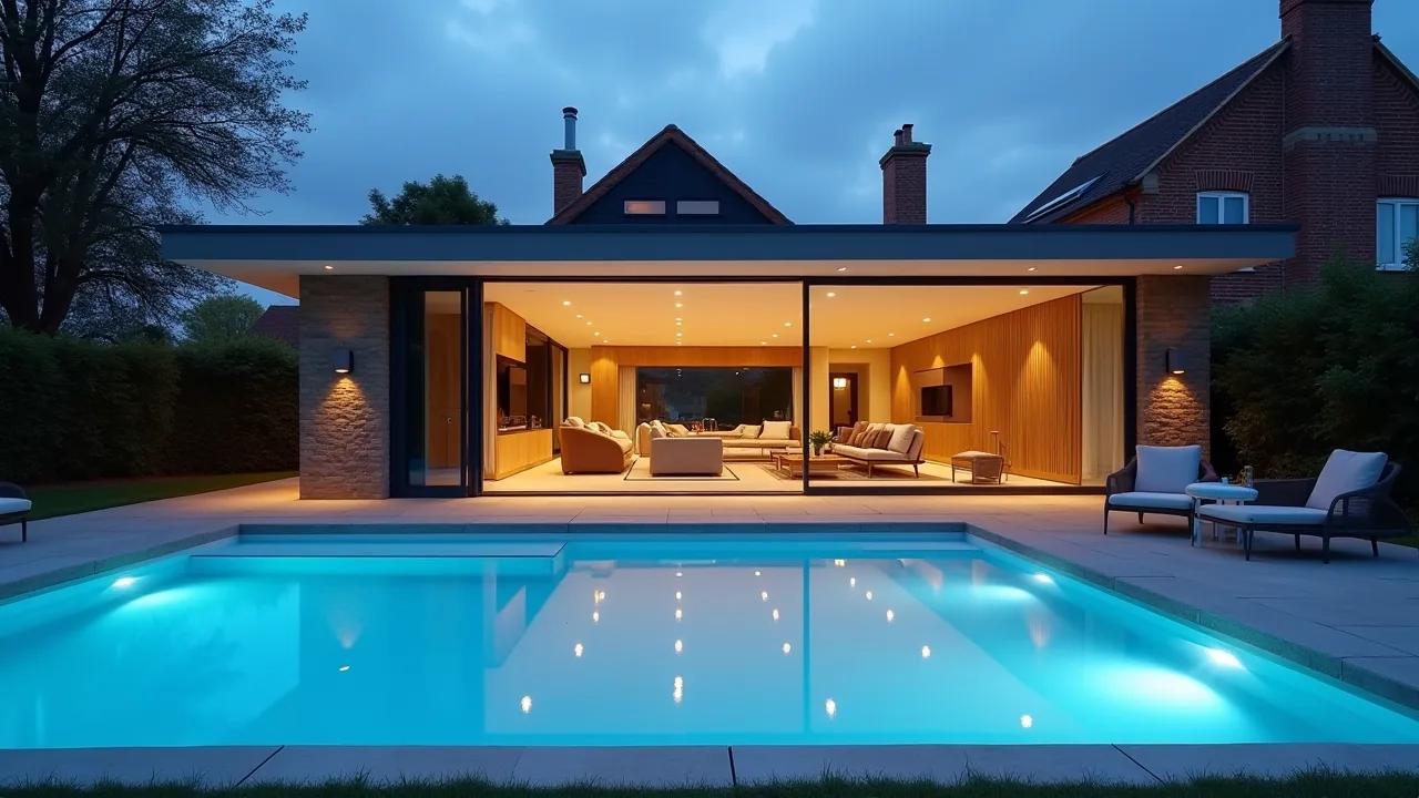 Piscine : Piscine et extension de maison : créer un espace détente complet